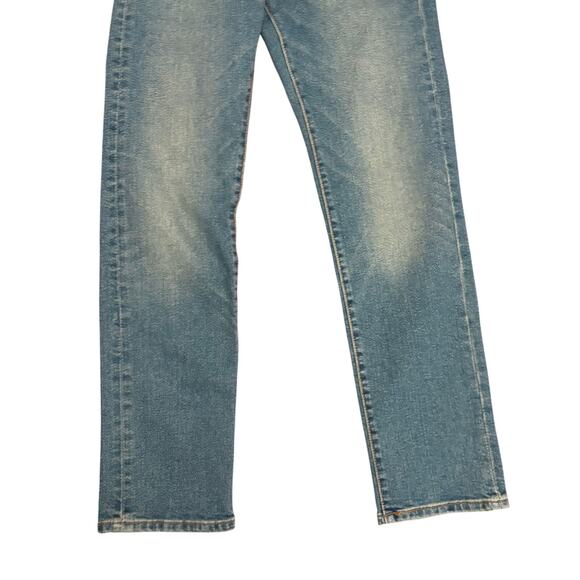 Levi’s Wedgie Straight Medium Wash Button Fly Jeans 24 - Picture 3 of 9